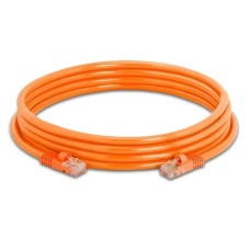 Safenet 44-5011OR 1 Meter Cat6A SFTP Stranded LSZH Patch Cord